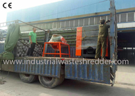 High Efficiency Plastic Bag Shredder Machine , Industrial Waste Large Capacity Shredder