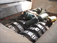 Gas Cylinder Double Shaft Shredder PLC Automatic Control For Waste Metals