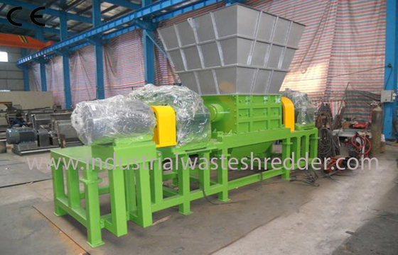 Plastic Film Industrial Waste Shredder Double Shaft Customizable Capacity