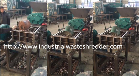 Metal Aluminium Can Shredder Low Speed With Automatic Overload Protection