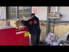 Cortadora de fibra modelo 800F, tamiz de malla de 10 mm, para triturar papel de aluminio y lana de vidrio.