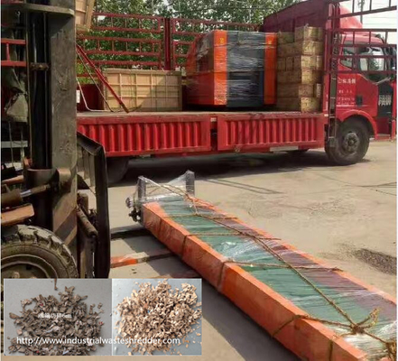 Industrial Waste Cardboard Shredding Machine Continuous High Speed Shear