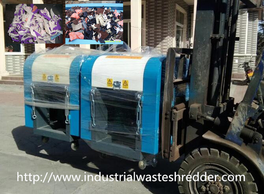 Un buen precio. Deseche la máquina de la trituradora de residuos industrial de la tela capacidad de 450 - 750 kilogramos/H en línea