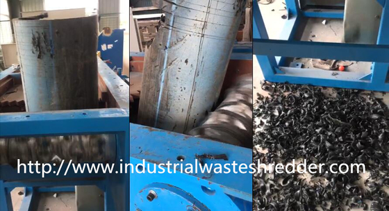 Un buen precio. Trituradora plástica inútil del tubo del pedazo, trituradora hueco del tubo del Pvc del envase en línea