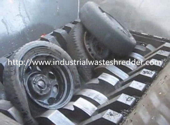 Un buen precio. Trituradora doble del neumático de la basura del eje, picadora de papel del neumático del camión industrial en línea