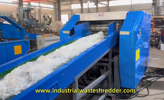 Máquina de trituración de monofilamentos para PET PP HDPE PA,capacidad de 300-2000 kg por hora,trituración de hilos químicos de alimentación fácil,diseño antienrollamiento,trituración de sacos de PP Raffia