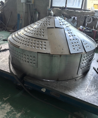 Fabricación de chapa de acero inoxidable 316L 304 Fabricación de metal Equipo de reactor médico Procesamiento personalizado de conchas
