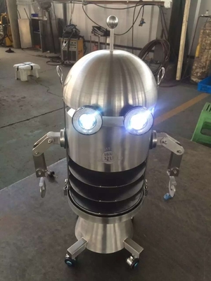 Un buen precio. Robot de Planeta Pizza hecho a medida para transportar pizza de la cocina a la mesa de los invitados. en línea