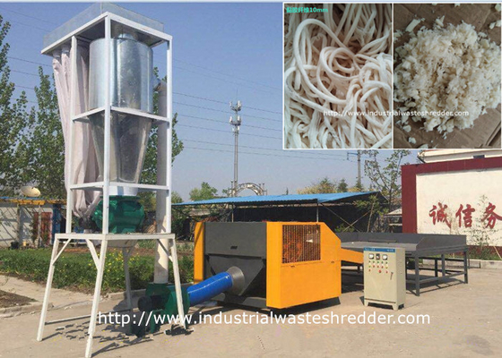 Un buen precio. Descarga pegajosa viscosa de la trituradora de la fibra de la cortadora de la fibra no pegajosa en línea