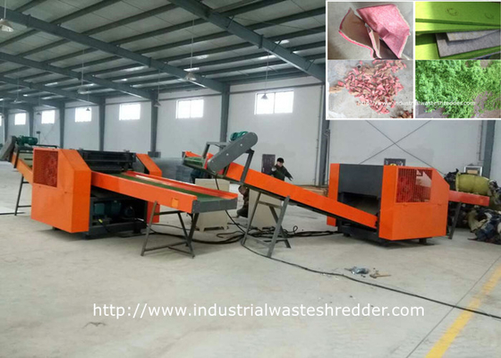 Un buen precio. El interior industrial automotriz de la máquina de la trituradora amortigua reciclaje de residuos del cojín del pie de la funda de asiento en línea