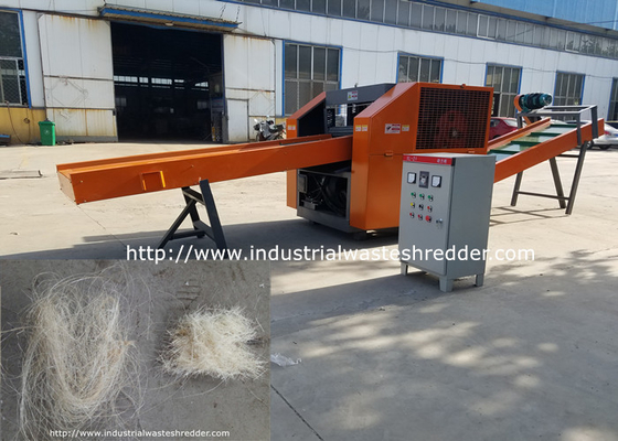 Un buen precio. Trituradora rotatoria de la capacidad grande de las cuchillas de la cortadora de la fibra del hilado del paño del lino en línea
