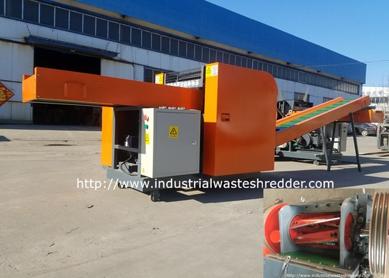Un buen precio. Cortador de la trituradora de residuos industrial del paño del saco hinchable de las redes de alambre de la pesca con la afiladura en línea