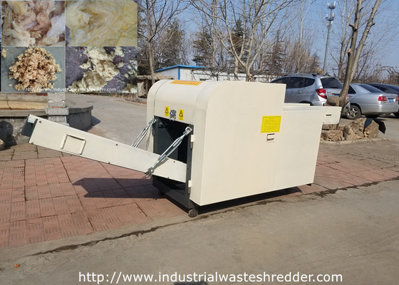 Un buen precio. La trituradora de la espuma de Rebonded de las lanas de roca de la cortadora del fieltro de las lanas de cristal con afloja en línea