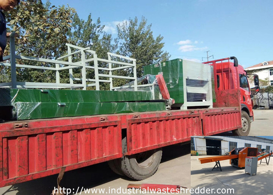 Un buen precio. Lino todos los materiales suaves que cortan la trituradora de residuos industrial en línea